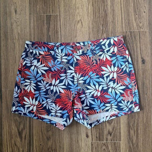 💙 St. John's Bay Floral Tropicl Shorts Cotton - Picture 2 of 8
